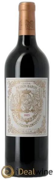 photo du vin Pichon Longueville Baron 2ème Grand Cru Classé 2021