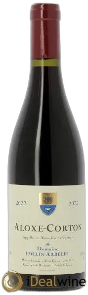 photo du vin Aloxe-Corton Follin-Arbelet 2022