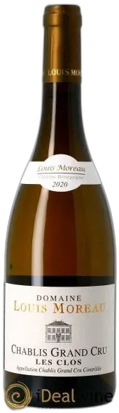 aperçu du vin Chablis Grand Cru les Clos Louis Moreau