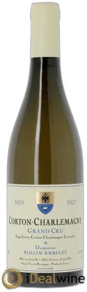photos du vin Corton-Charlemagne Grand Cru Follin-Arbelet 2023