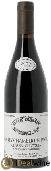 photo du vin Gevrey-Chambertin 1er Cru Clos Saint Jacques Sylvie Esmonin 2022
