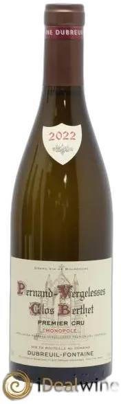photo du vin Clos Berthet Monopole