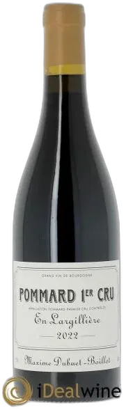 image du vin Pommard 1er Cru en Largillière Maxime Dubuet Boillot 2022