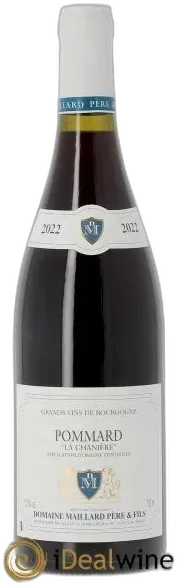 photo du vin Pommard la Chanière Maillard et Fils
