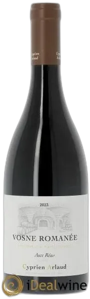 vue du vin Vosne Romanée Aux Reas 2023 Cyprien Arlaud