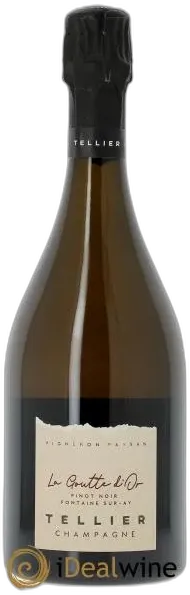 image du vin la Goutte D&Apos;or Extra-Brut Tellier