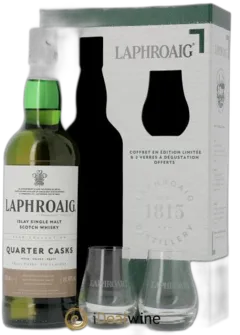 image du vin Whisky Laphroaig of. Quarter Cask 2 Verres