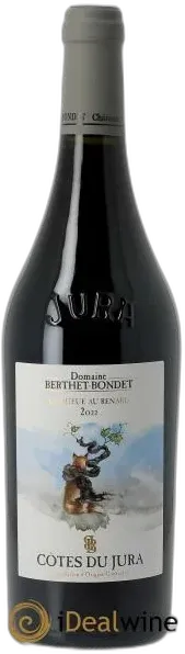 aperçu du vin Côtes du Jura la Queue du Renard Berthet-Bondet 2022