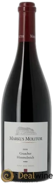 photo du vin Pinot Noir Markus Molitor Graacher Himmelreich °°° 2020