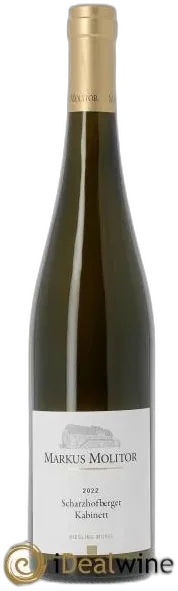 capture du vin Riesling Markus Molitor Scharzhofberger Kabinett Gold Capsule