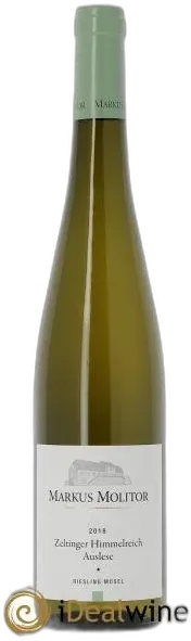 illustration du vin Riesling Markus Molitor Zeltinger Himmelreich Auslese* Green Capsule