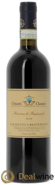 illustration du vin Chianti Classico Docg San Giusto a Rentennano Riserva le Baroncole Famille Martini di Cigala 2022