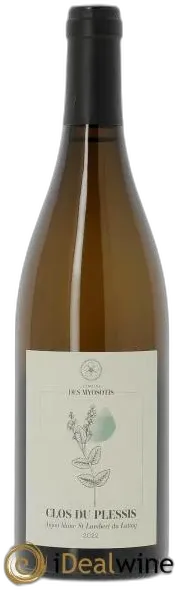 photo du vin Anjou Clos du Plessis Domaine des Myosotis 2022
