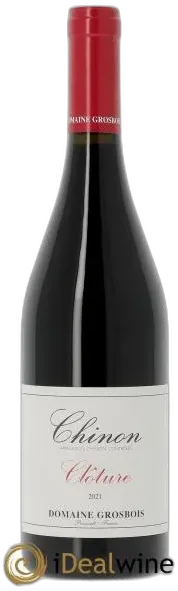 vue du vin Chinon Clôture Domaine Grosbois 2021