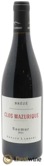image du vin Saumur Clos Mazurique Arnaud Lambert