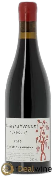 photo du vin Saumur-Champigny la Folie 2023 Château Yvonne