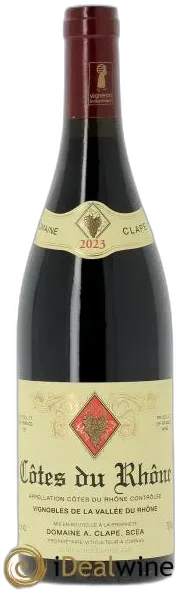 photos du vin Côtes-du-Rhône Auguste Clape 2023