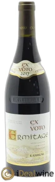 photos du vin Ermitage ex Voto Guigal 2017