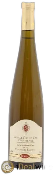 capture du vin Gewurztraminer Vendanges Tardives Agathe Bursin