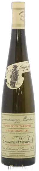 aperçu du vin Gewurztraminer Mambourg Vendanges Tardives