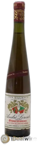 capture du vin Gewurztraminer Sélections de Grains Nobles