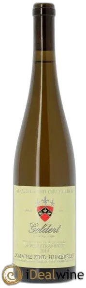 photo du vin Alsace Gewurztraminer Goldert Grand Cru Vendanges Tardives Zind-Humbrecht 2019