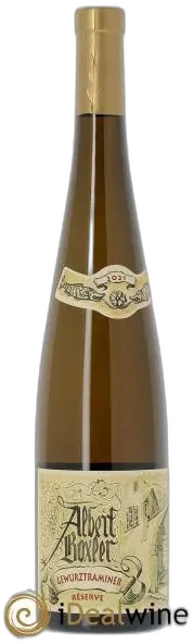 image du vin Alsace Gewurztraminer Réserve Albert Boxler 2021