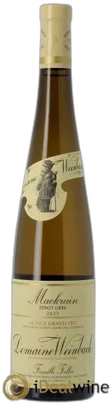 photos du vin Alsace Grand Cru Marckrain Pinot Gris Weinbach 2022