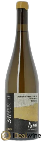 photo du vin Alsace Grand Cru Riesling Grand Cru Pfersigberg Vignoble des 3 Terres Domaine Mann