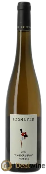 capture du vin Alsace Pinot Gris Grand Cru Brand Josmeyer 2016