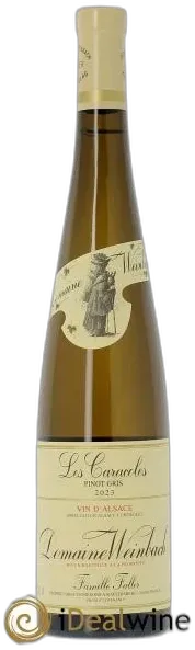 photo du vin Alsace Pinot Gris les Caracoles Weinbach 2023