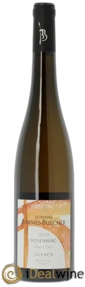 capture du vin Alsace Pinot Gris Rosenberg Barmes-Buecher 2023