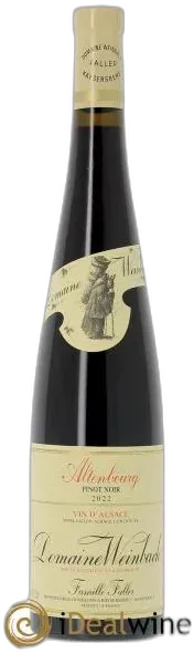 photo du vin Alsace Pinot Noir Altenbourg Weinbach