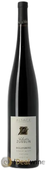 photo du vin Alsace Pinot Noir Bollenberg Harmonie Valentin Zusslin