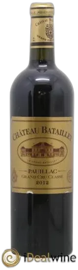 photo du vin Château Batailley 5ème Grand Cru Classé 2012