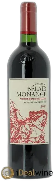 vue du vin Château Belair 1er Grand Cru Classé b 2011