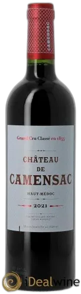 image du vin Château Camensac 5ème Grand Cru Classé 2021