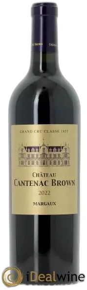 vue du vin Château Cantenac Brown 3ème Grand Cru Classé 2022