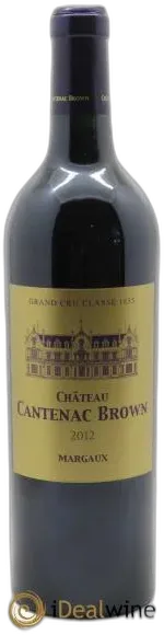 photos du vin Château Cantenac Brown 3ème Grand Cru Classé 2012