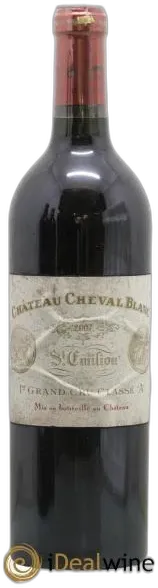 photos du vin Château Cheval Blanc 1er Grand Cru Classé a 2007
