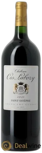 photo du vin Château Cos Labory 5ème Grand Cru Classé 2021