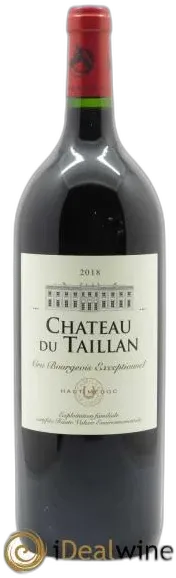 photo du vin Château du Taillan Cru Bourgeois Exceptionnel 2018