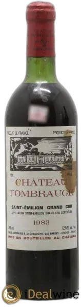 photo du vin Château Fombrauge Grand Cru Classé 1983