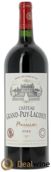 photo du vin Château Grand Puy Lacoste 5ème Grand Cru Classé 2022