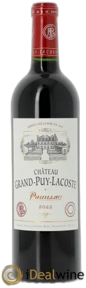 photo du vin Château Grand Puy Lacoste 5ème Grand Cru Classé 2022