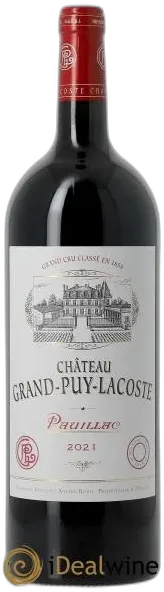 illustration du vin Château Grand Puy Lacoste 5ème Grand Cru Classé 2021