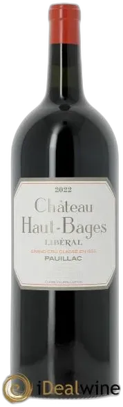 photo du vin Château Haut Bages Libéral 5ème Grand Cru Classé 2022