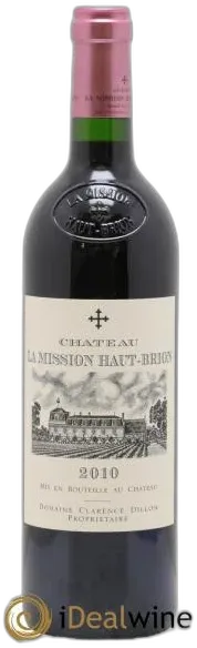 capture du vin Château la Mission Haut-Brion Cru Classé de Graves 2010