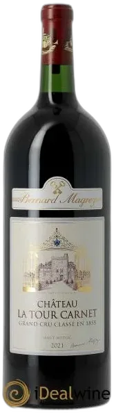 capture du vin Château la Tour Carnet 4ème Grand Cru Classé 2021