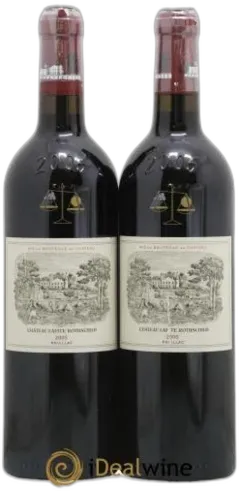 aperçu du vin Château Lafite Rothschild 1er Grand Cru Classé 2005